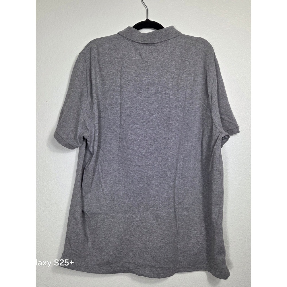 NWT Vineyard Vines Mens XL Gray Short Sleeve Pique Cotton Spandex Polo Shirt - Picture 2 of 7